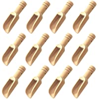 Gativs 12 Piezas Utensilios Madera de Cocina Cuchara de Cocina Cuchara de Madera Cuchara de Sal Cuchara Madera Cucharas…
